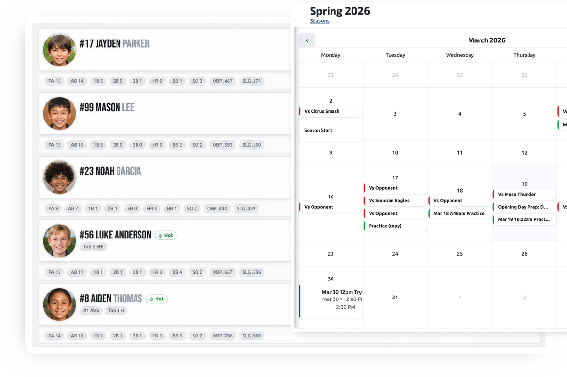 Season and game management